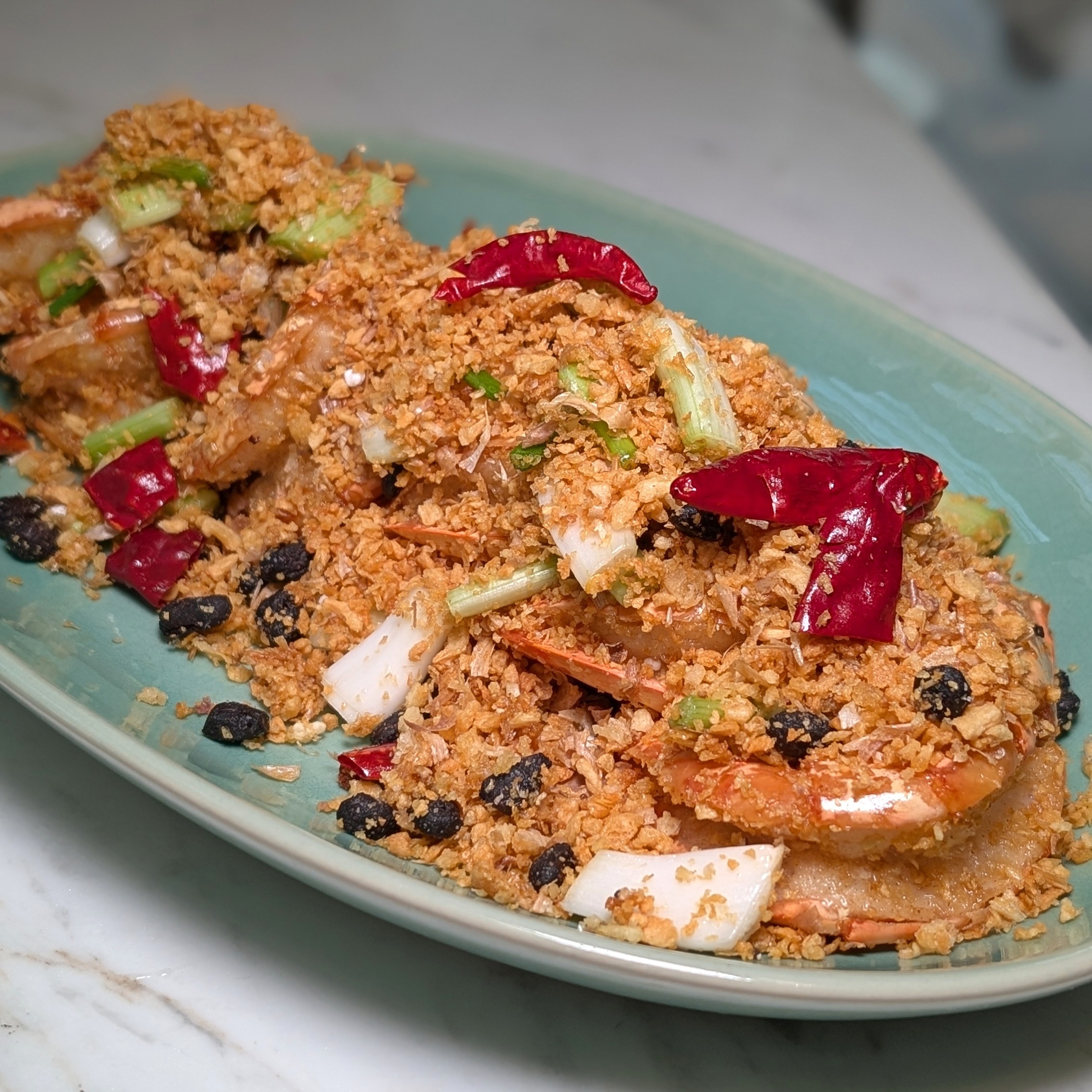 Andaz One Bangkok Jing Typhoon-Shelter Tiger Prawn