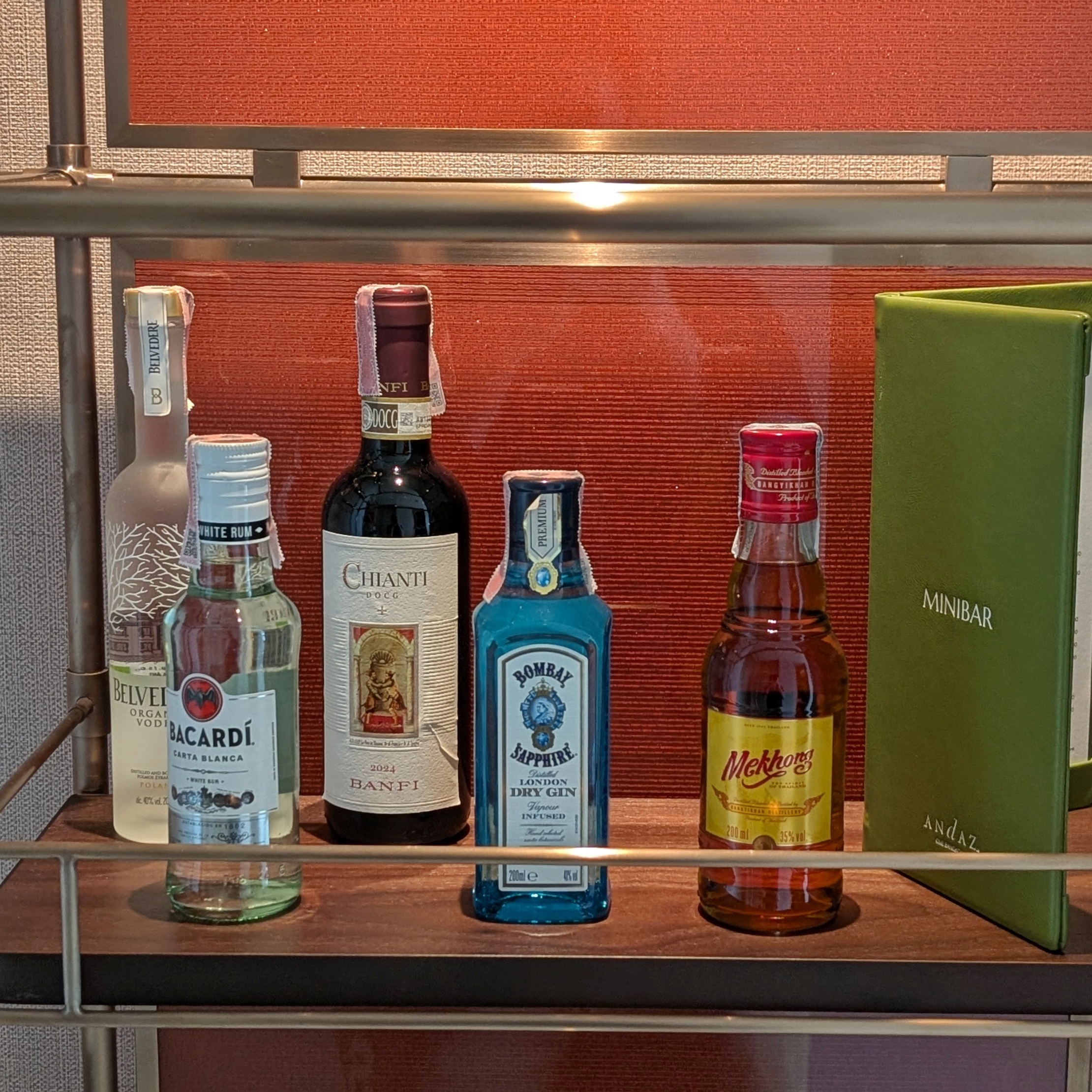 Andaz One Bangkok King Bed Park View Minibar