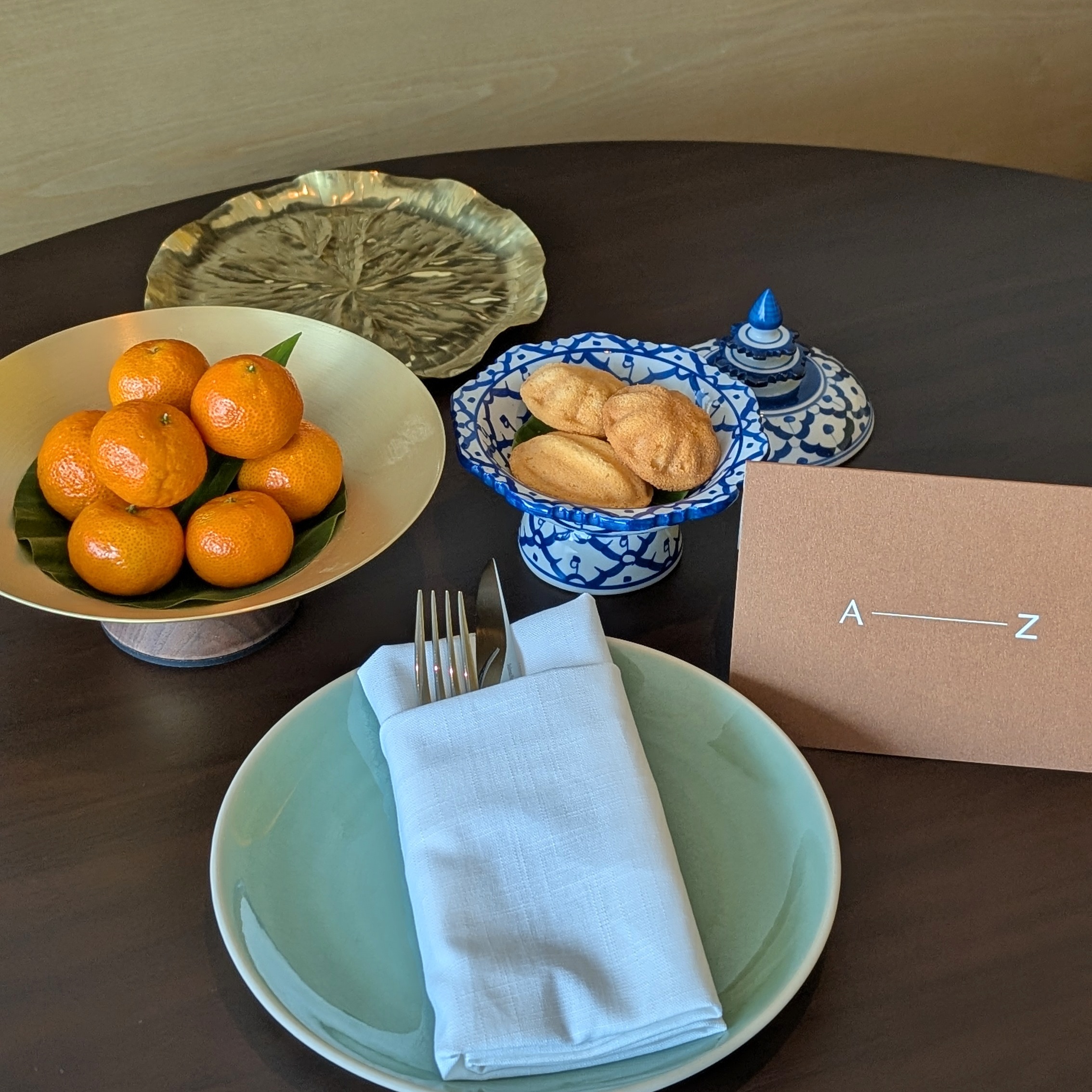Andaz One Bangkok King Bed Park View Welcome Amenities