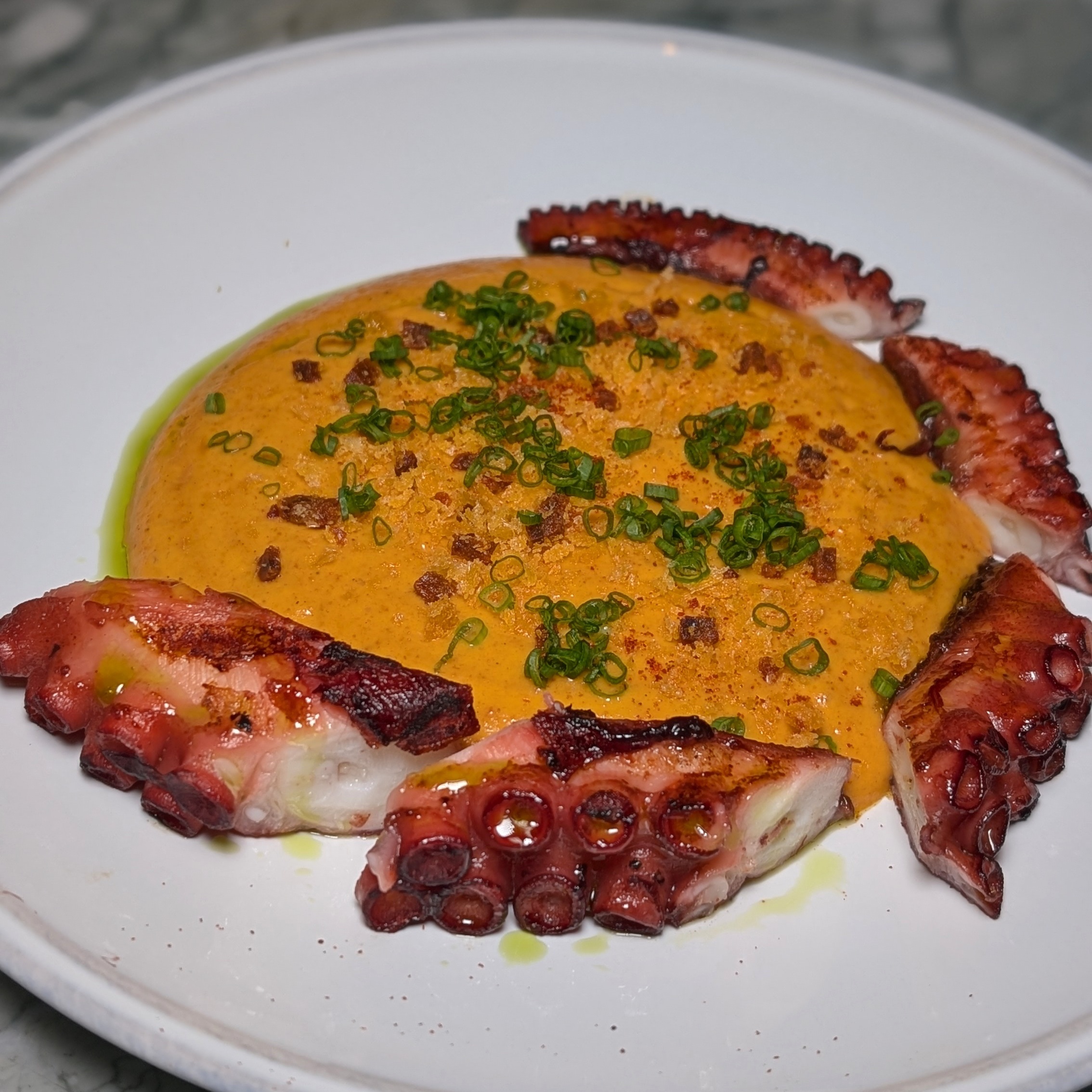 Andaz One Bangkok Piscari Grilled Octopus Leg
