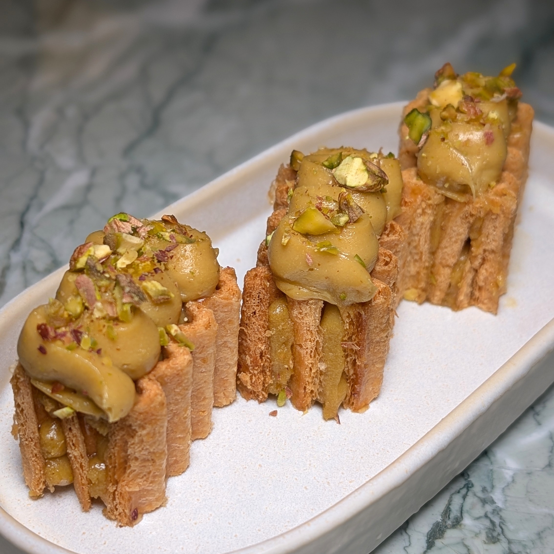 Andaz One Bangkok Piscari Pistachio Mille-Feuille