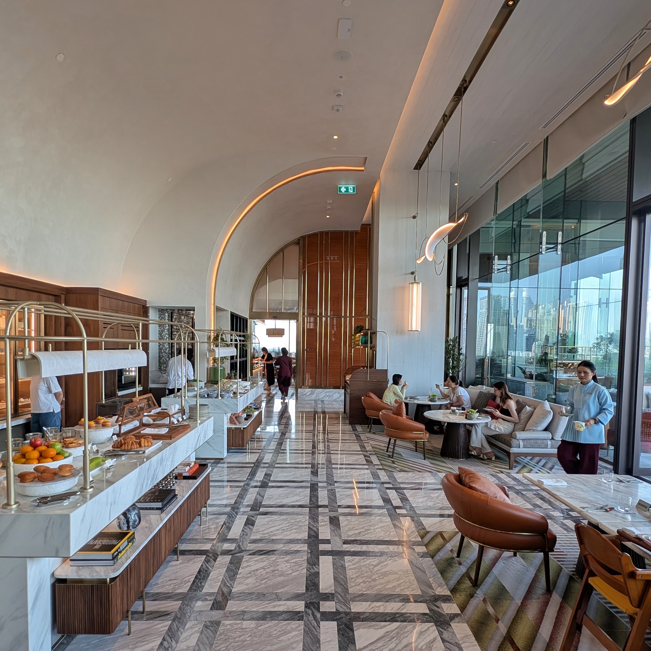 Andaz One Bangkok Andaz Terrace Breakfast