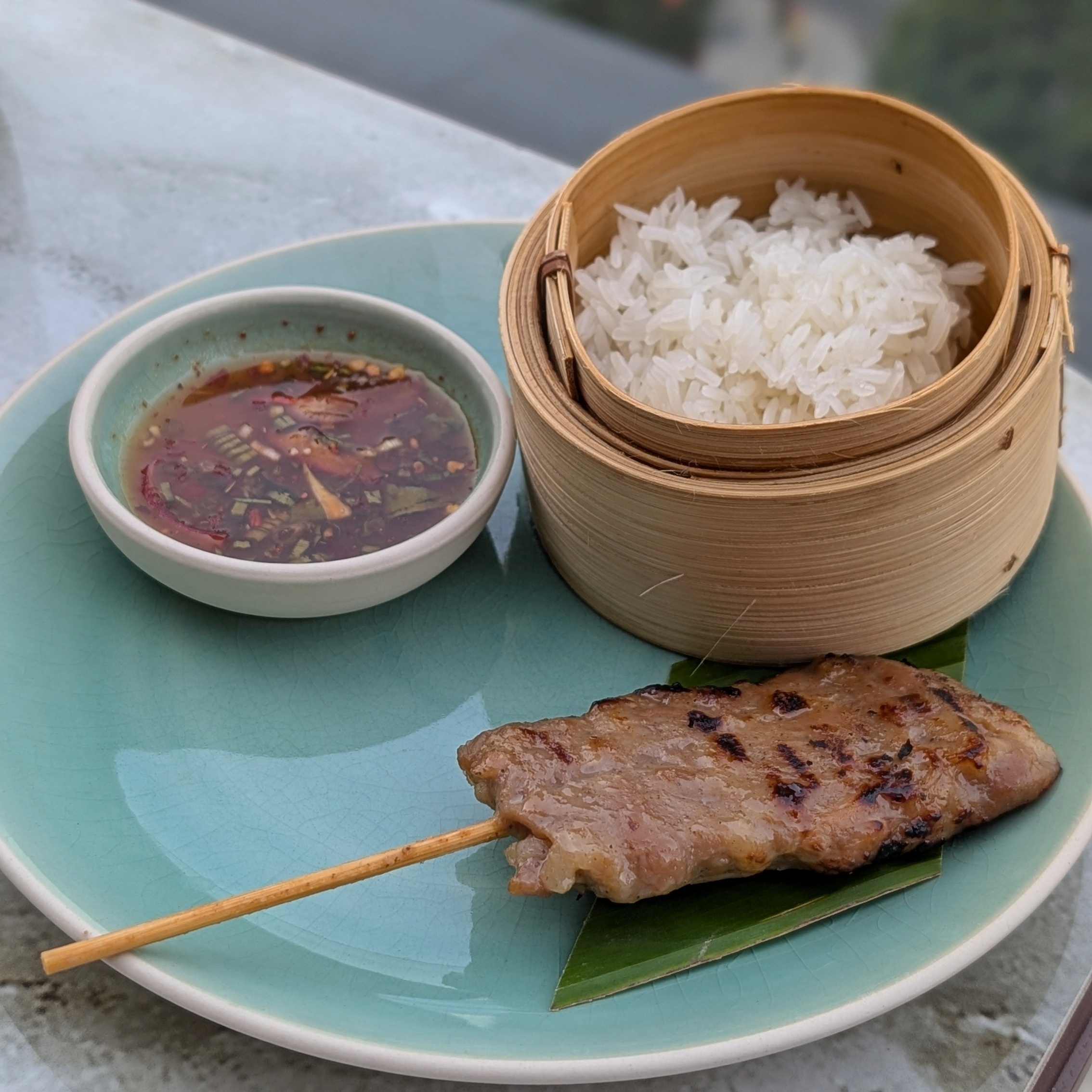 Andaz One Bangkok Andaz Terrace Breakfast Moo Ping