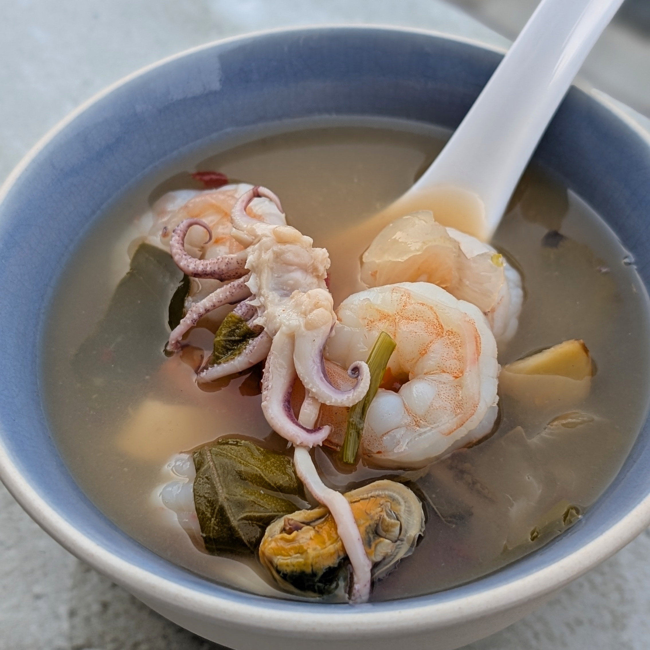 Andaz One Bangkok Andaz Terrace Breakfast Tom Yum Soup