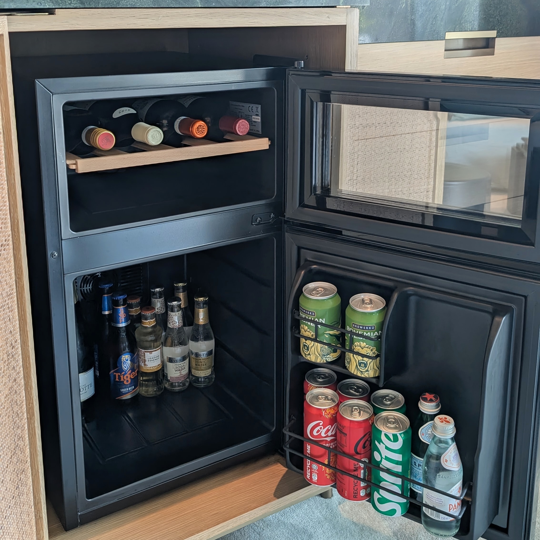 Raffles Sentosa Singapore Sunset One Bedroom Pool Villa Living Room Mini Bar