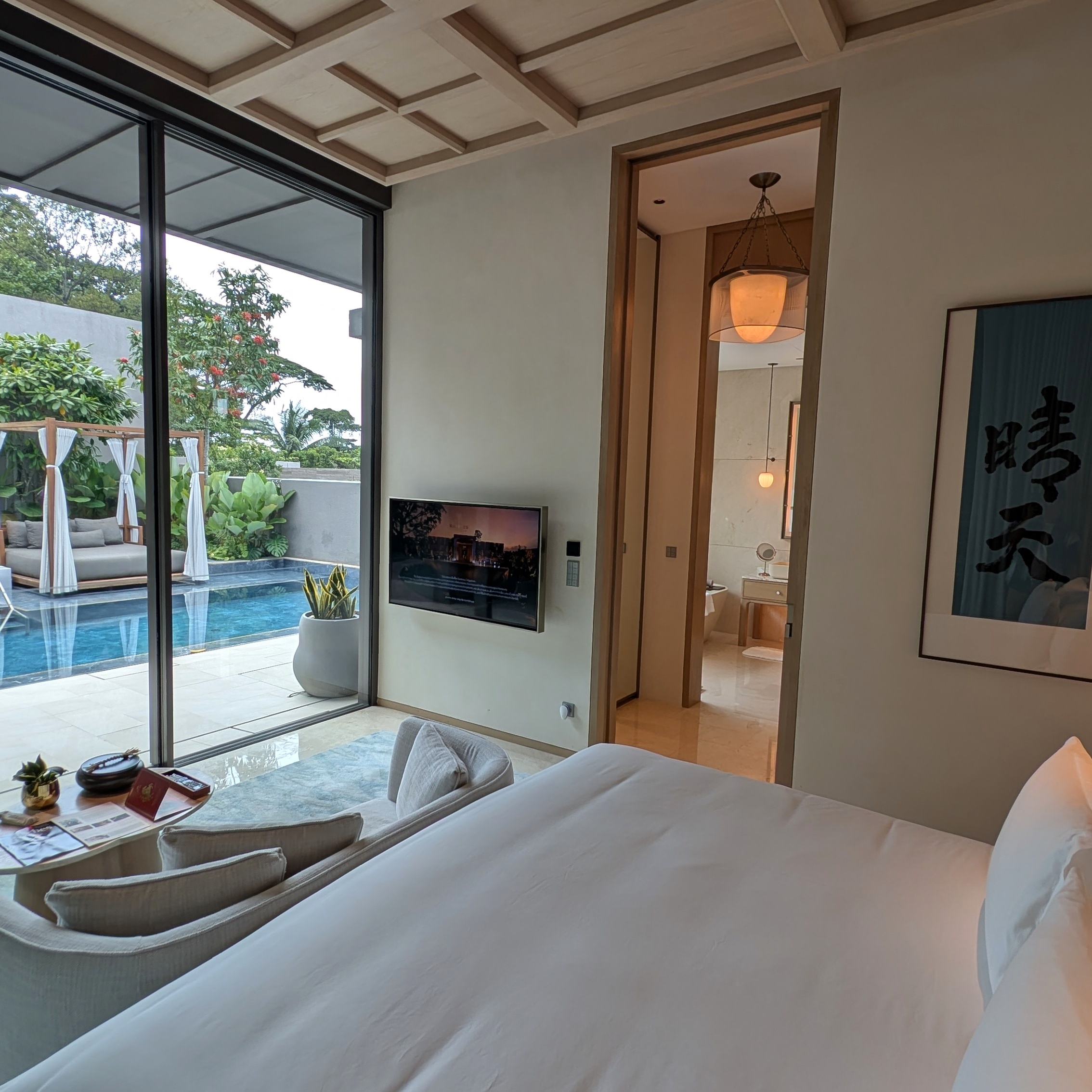 Raffles Sentosa Singapore Sunset One Bedroom Pool Villa Bedroom