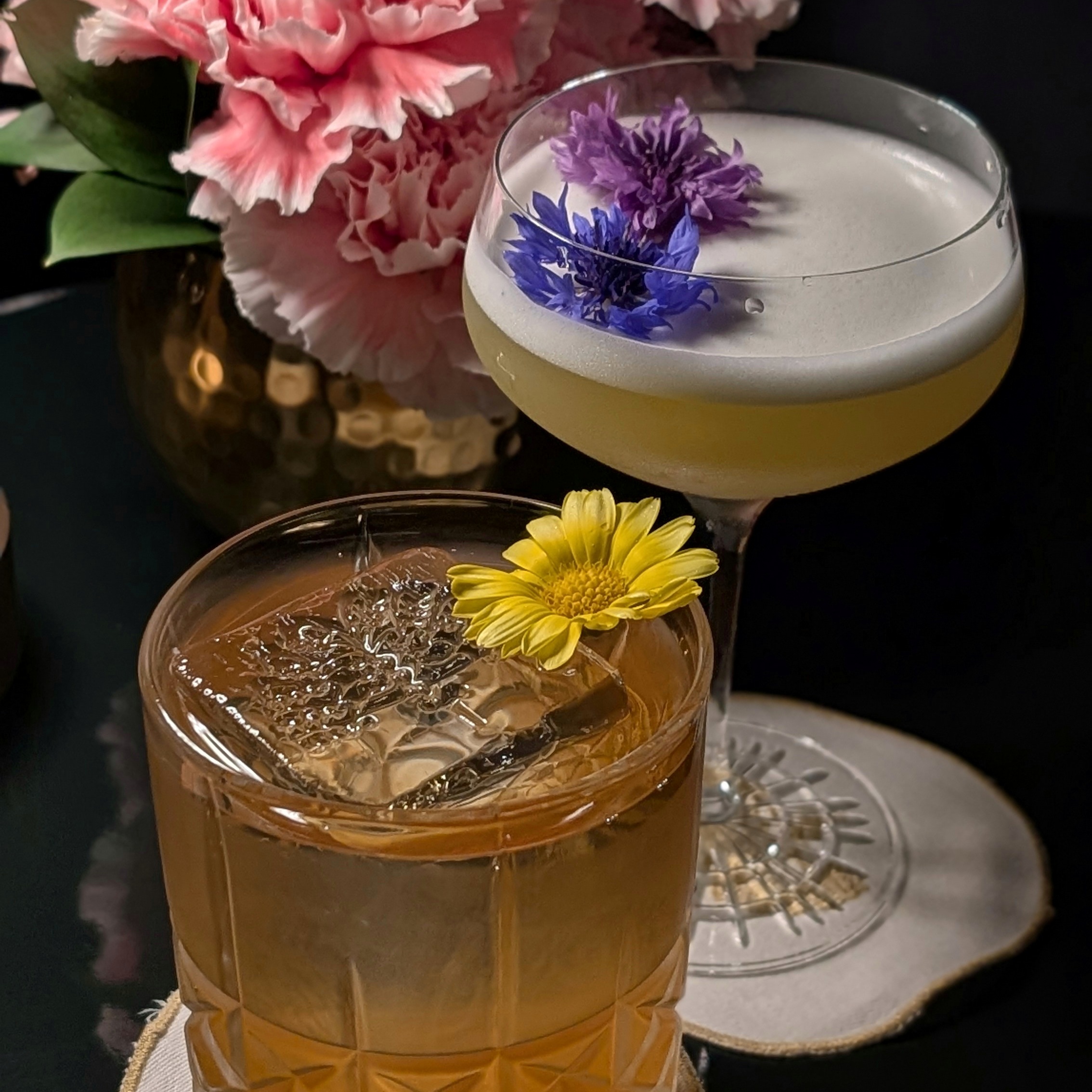 Raffles Sentosa Singapore Chairman's Room Celestial Old Fashioned and Tropical Sutra