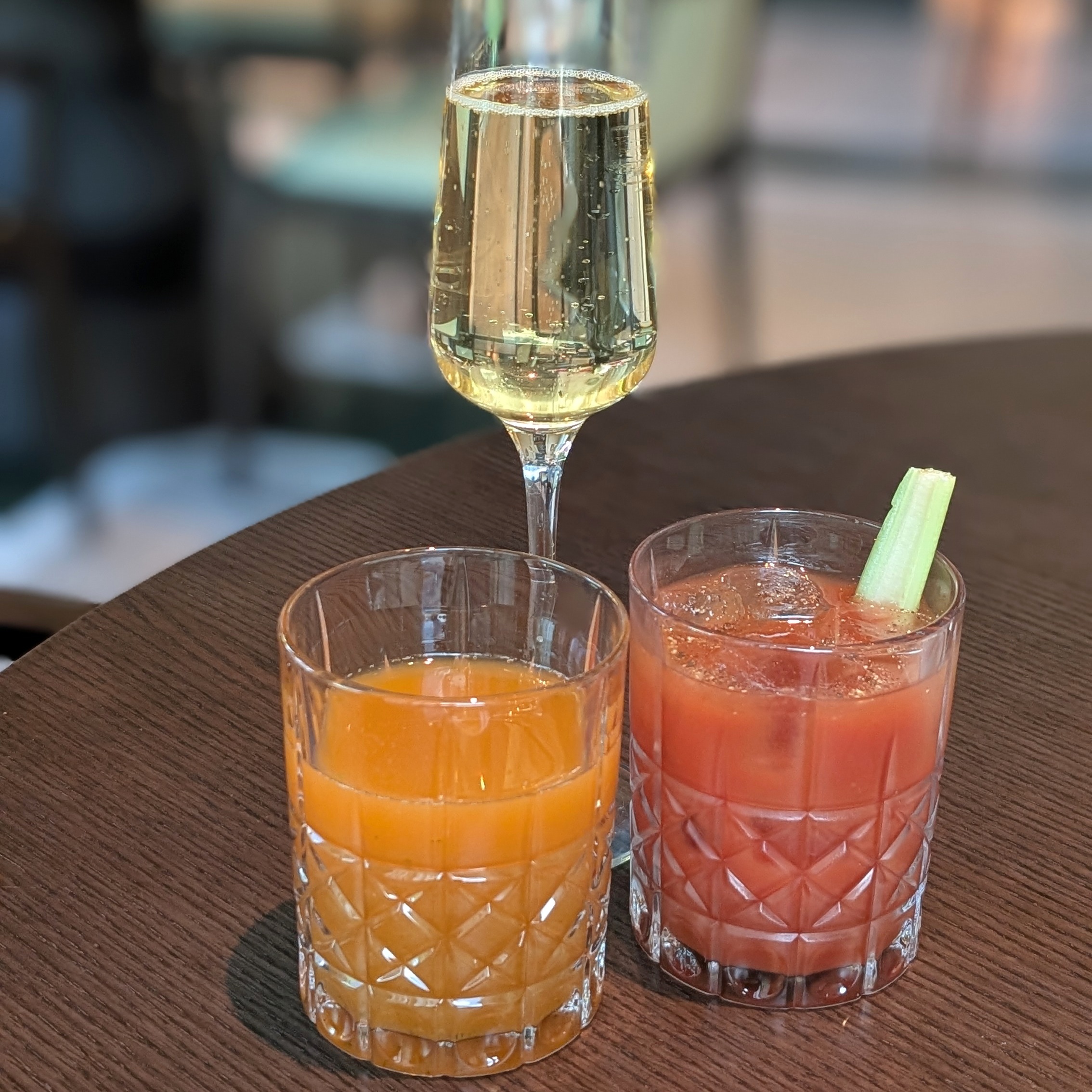 Raffles Sentosa Singapore Empire Grill Breakfast Beverage Selection