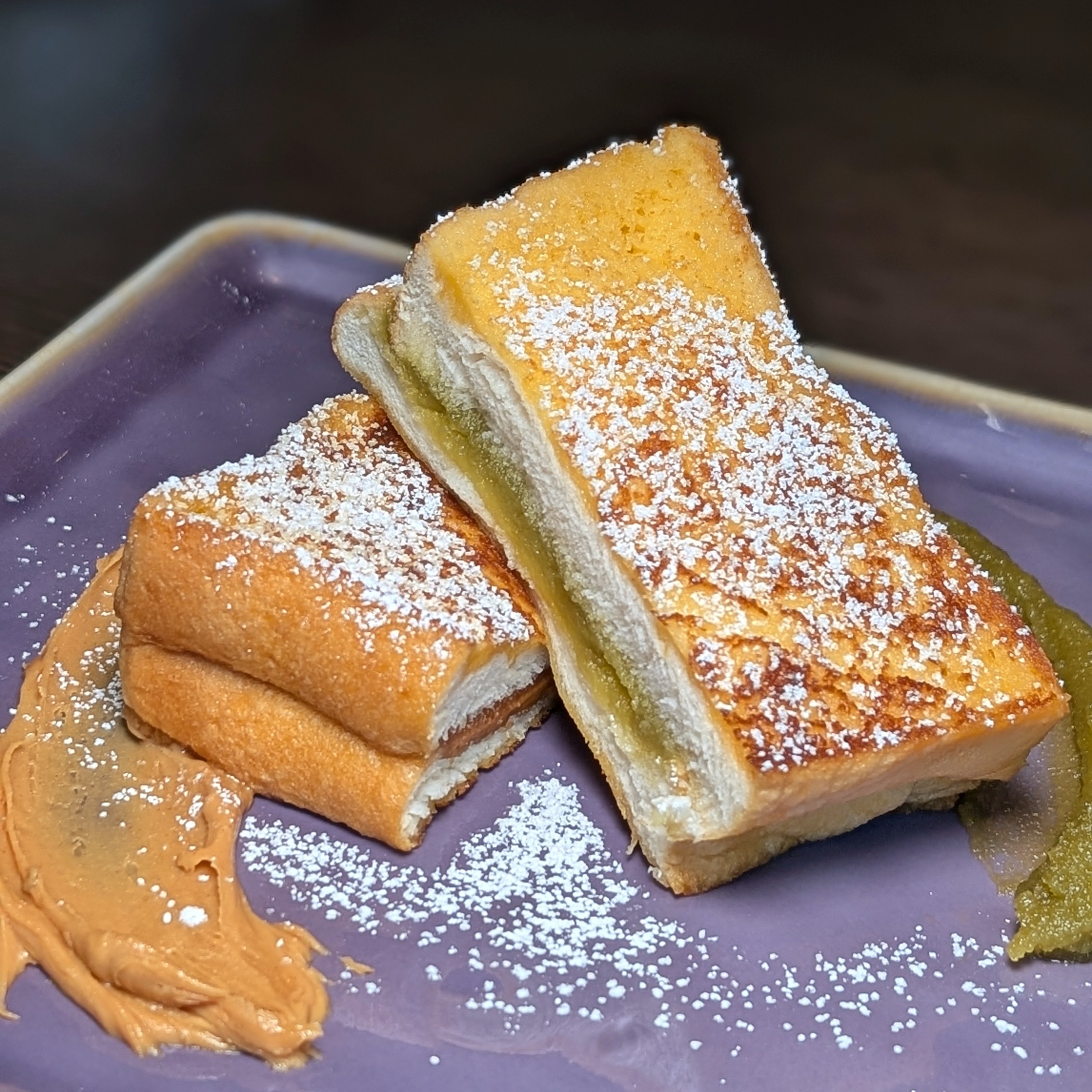 Raffles Sentosa Singapore Empire Grill Breakfast Sweet Brioche with Kaya Butter and Peanut Butter