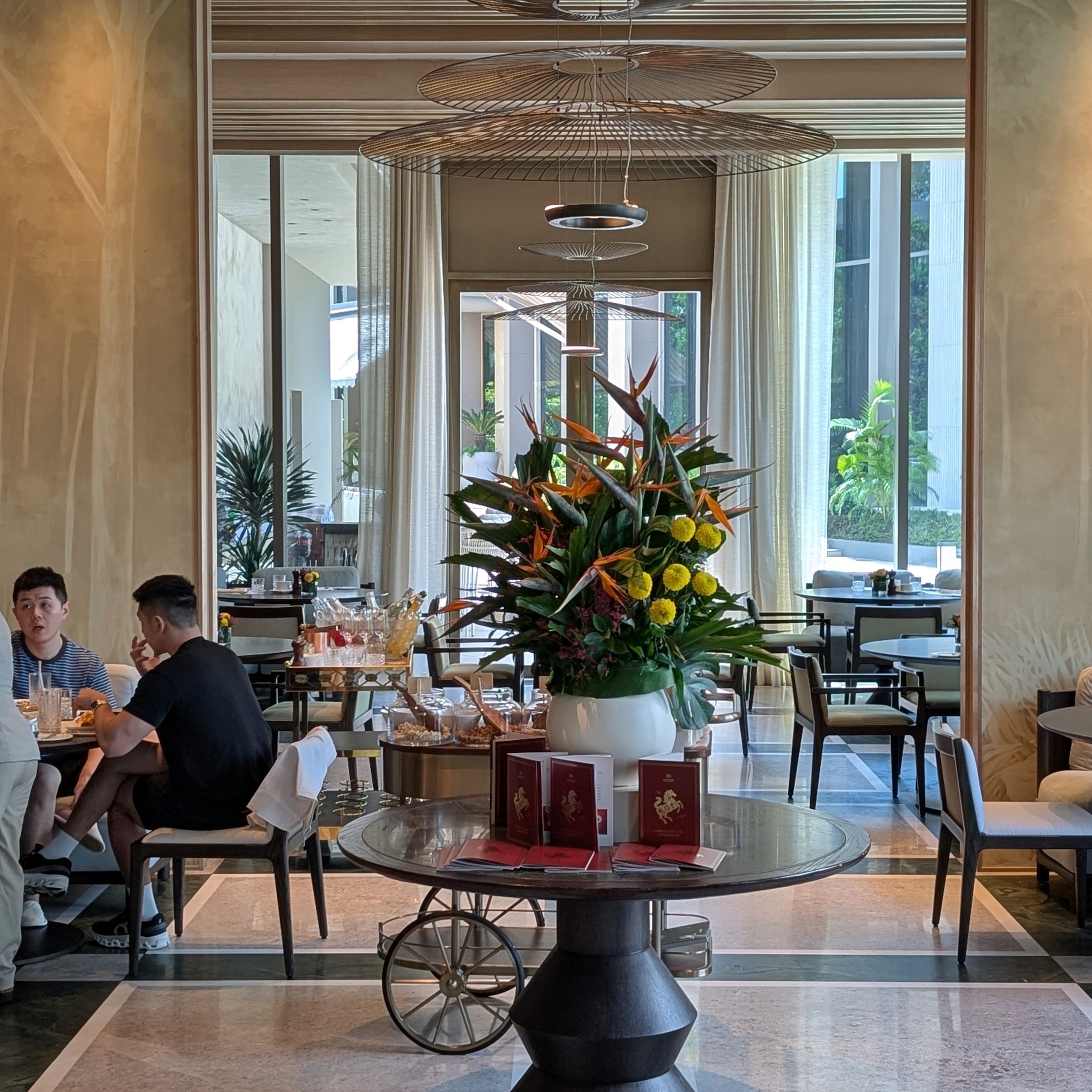 Raffles Sentosa Singapore Empire Grill Breakfast