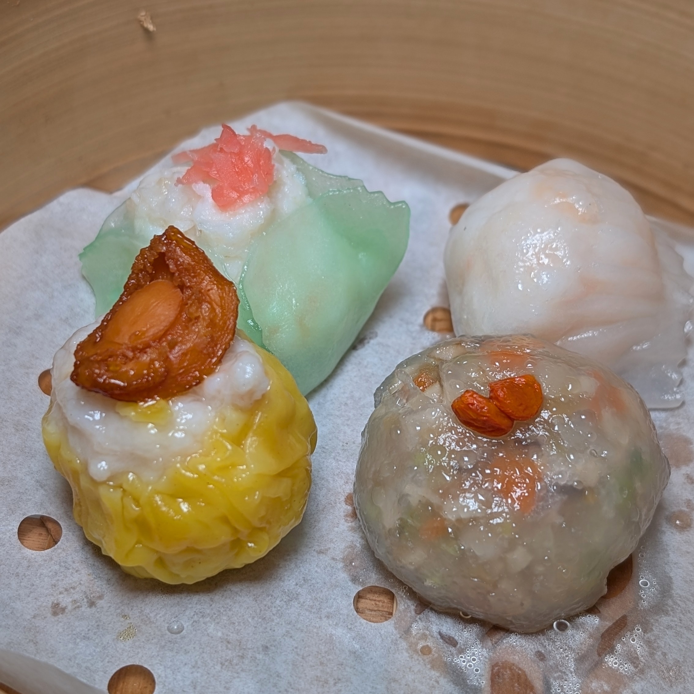 Raffles Sentosa Singapore Royal China Weekend Dim Sum Set Lunch Steamed Dim Sum Combination Basket