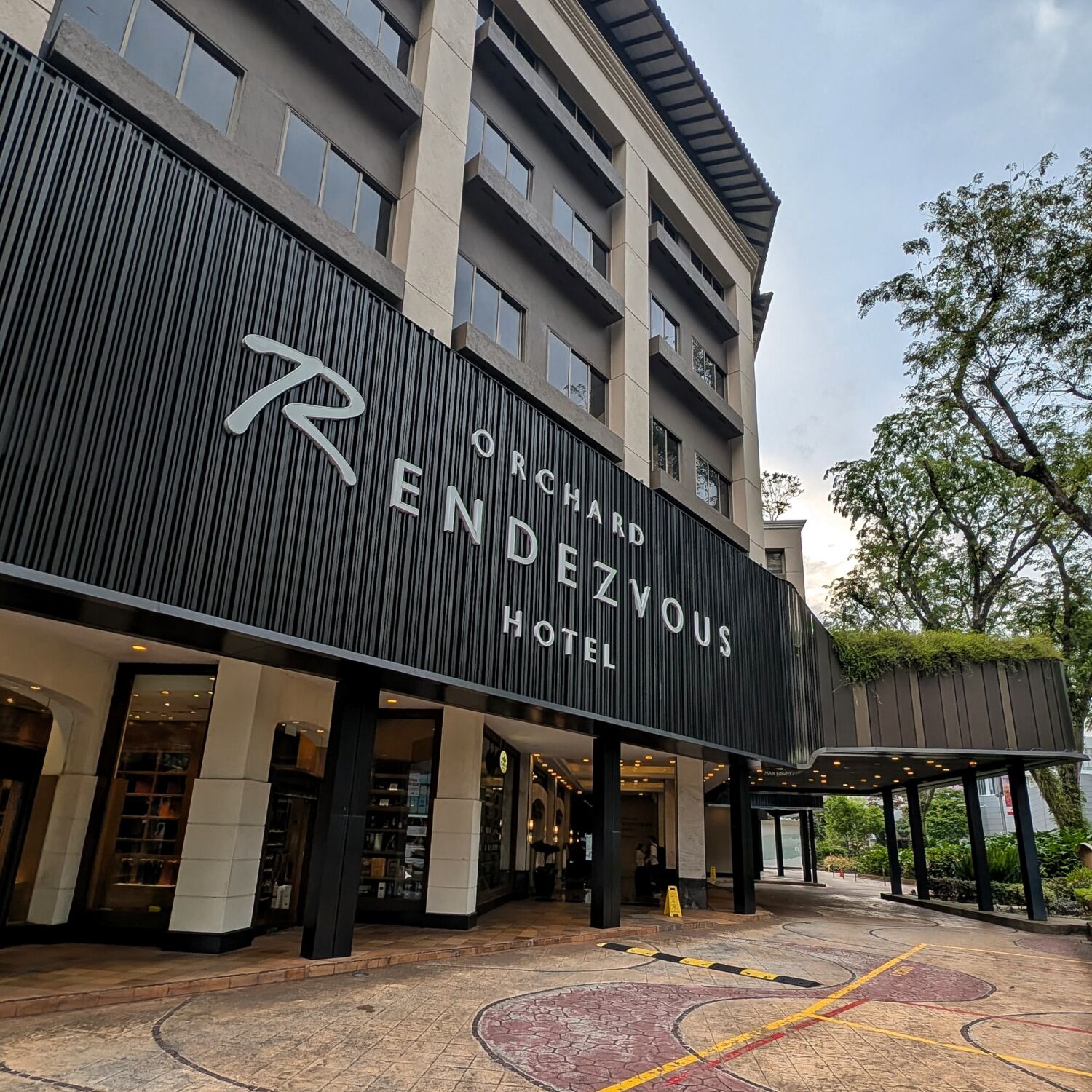 Orchard Rendezvous Hotel Singapore Building Facade