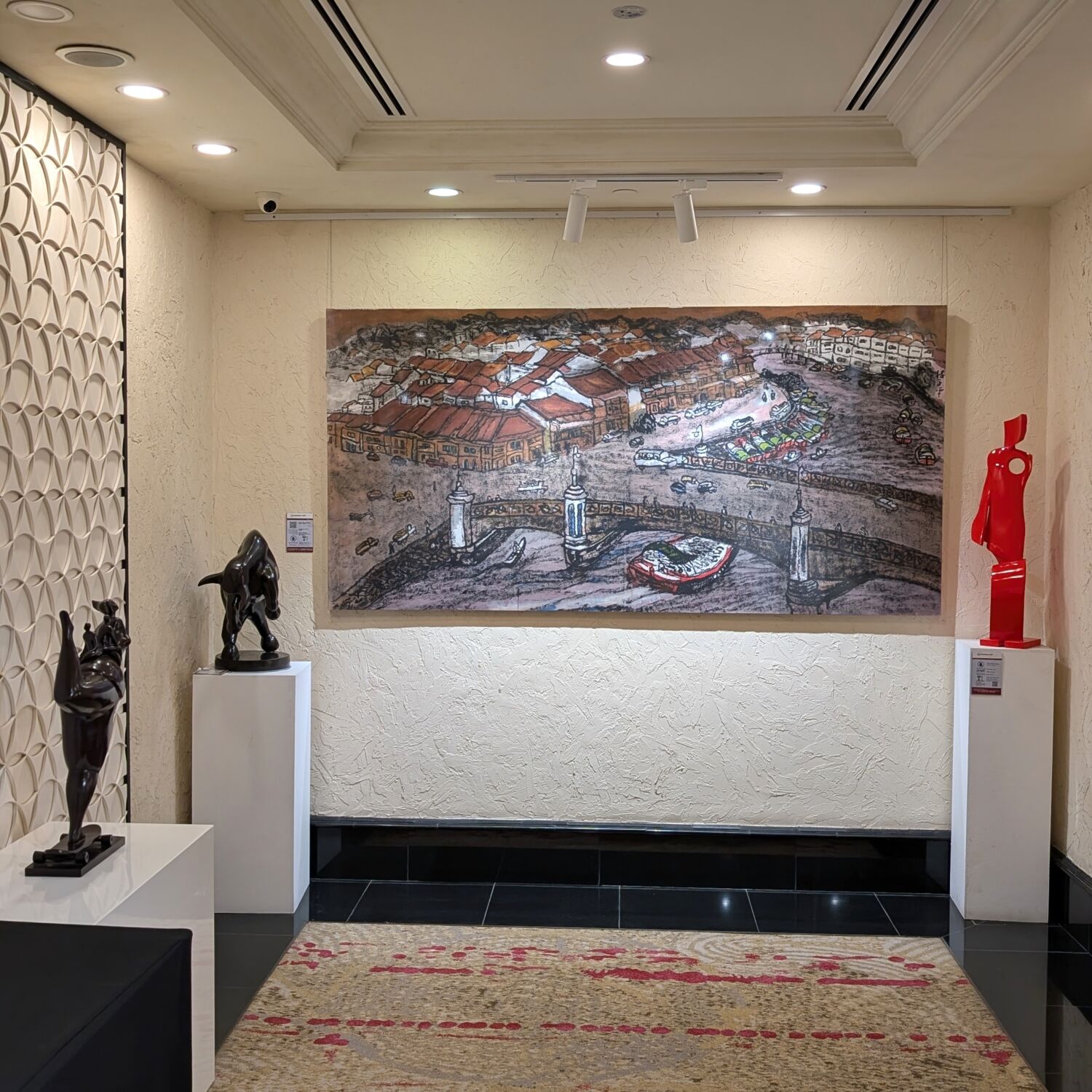 Orchard Rendezvous Hotel Singapore Art Display