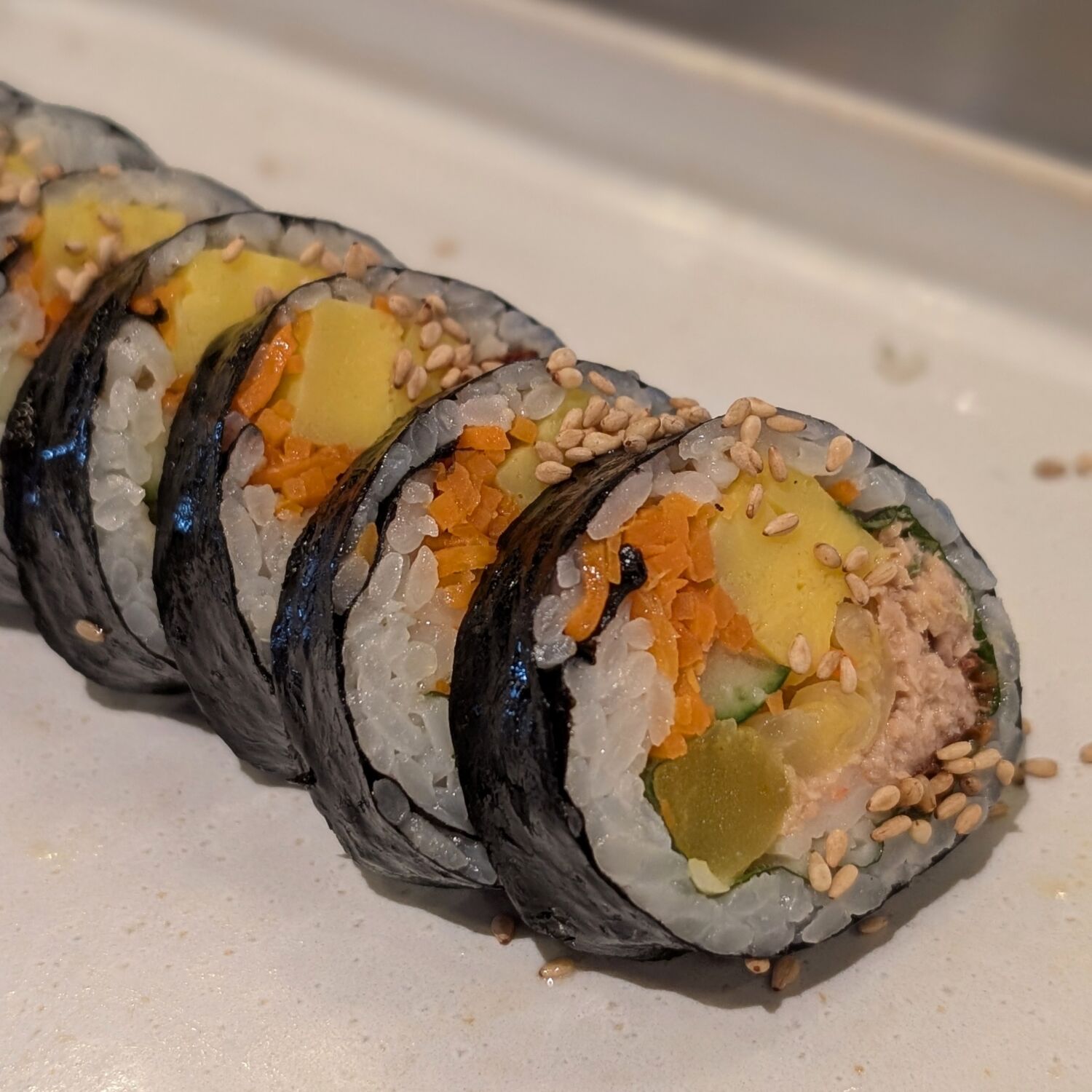 Fairmont Ambassador Seoul Spectrum Breakfast Tuna Gimbap