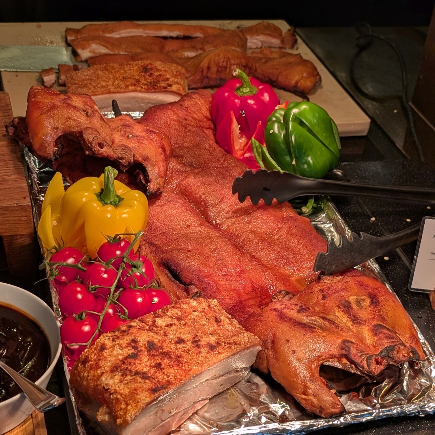 Sofitel Singapore City Centre Racines The Ultimate Racines Brunch Roasted Suckling Pig and HK Style Roasted Pork Belly