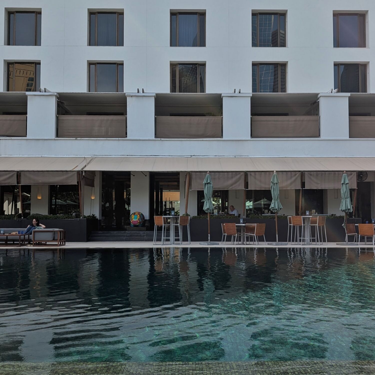 The Sukhothai Bangkok Sukhothai Club Wing Pool Terrace Cafe & Bar