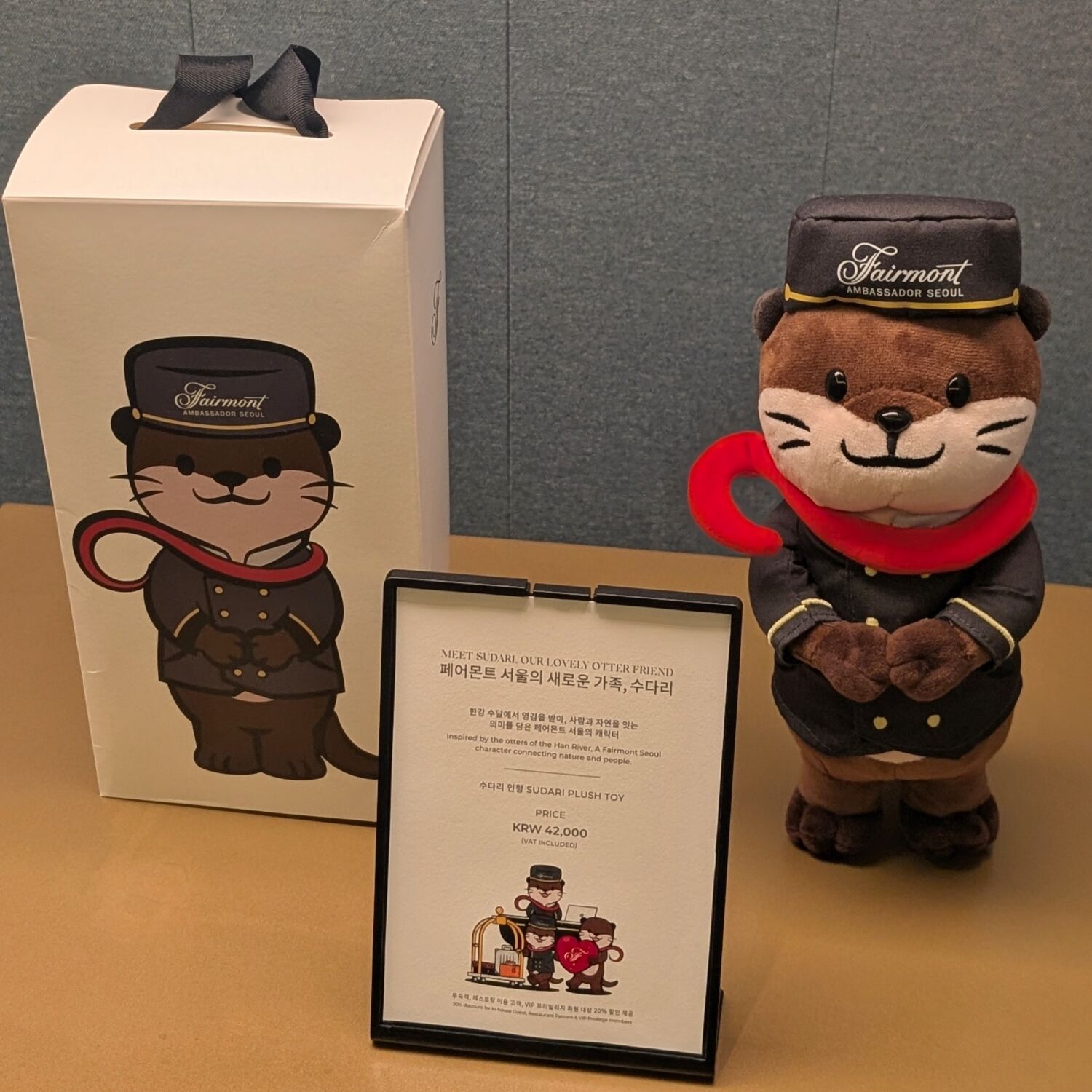 Fairmont Ambassador Seoul Sudari Plush